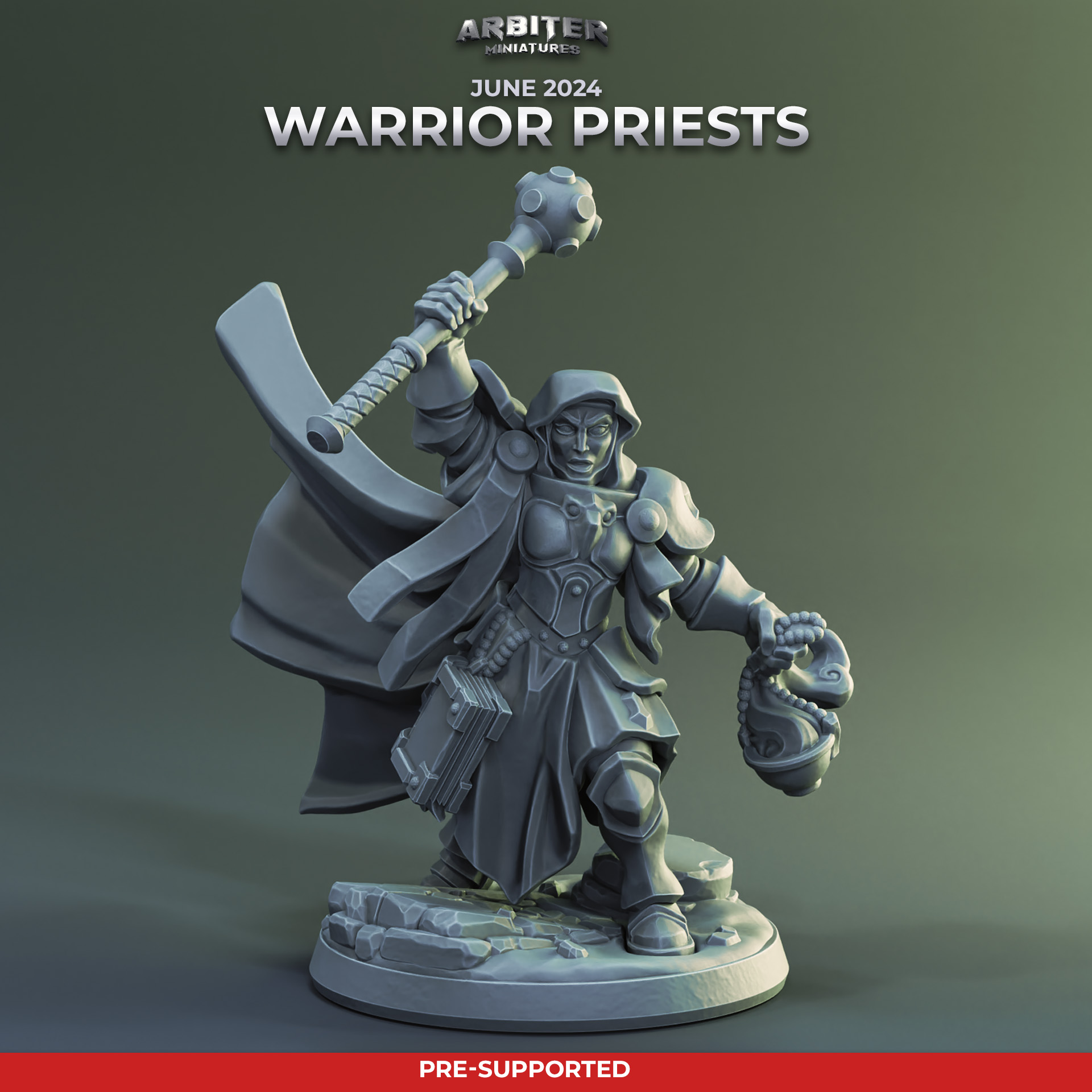 Presupported Warrior Priest Female 01